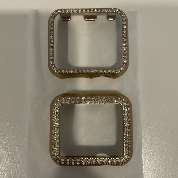 NEW! Champagne/Rhinestone Apple Watch Band - Picture 9 of 14